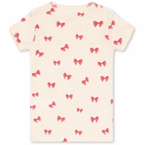 PocketDetail Konges Sl?jd Rosia Bow Minnie Tee Gots