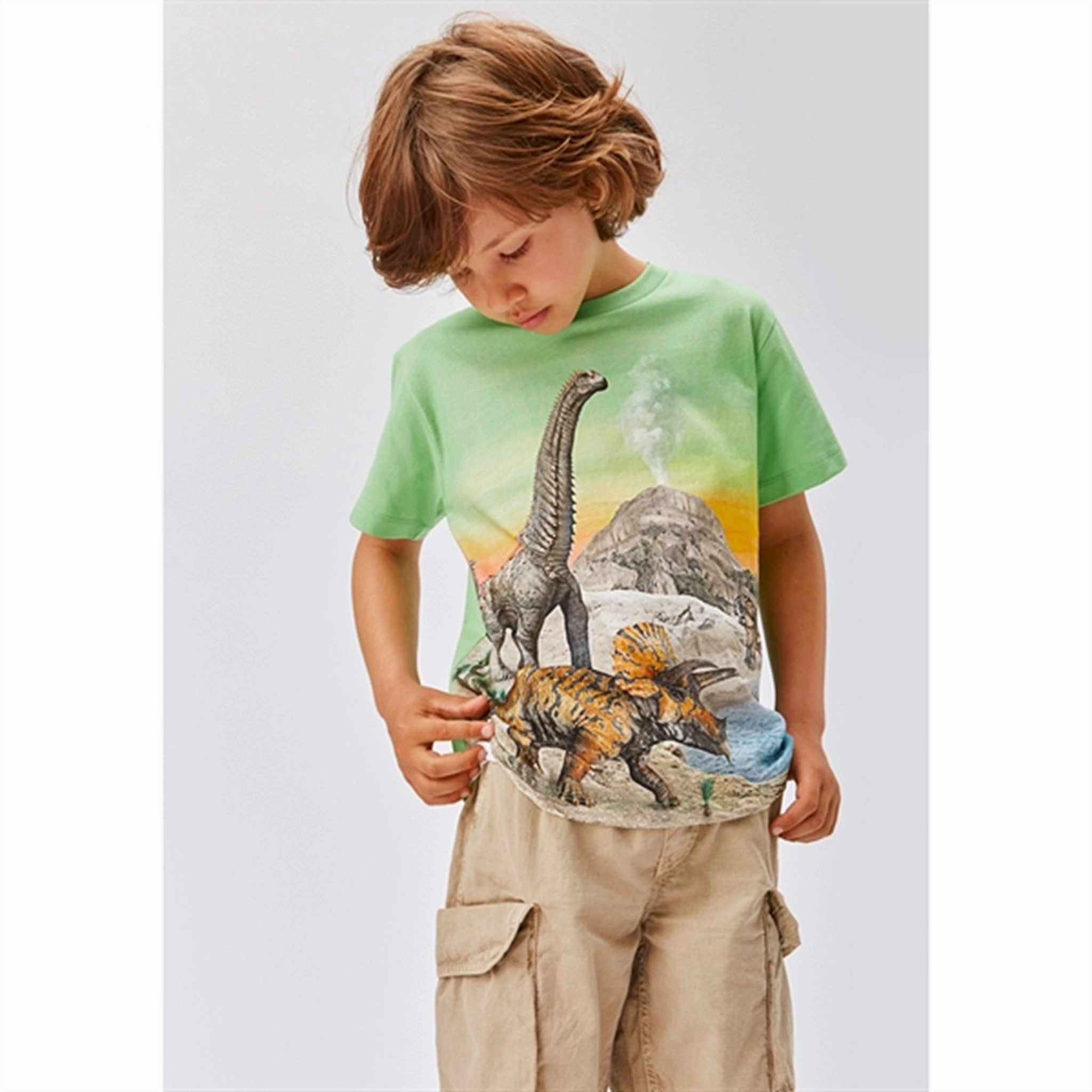 Molo Colourful Dinos Rame T-shirt casual and comfortable Comfy Casual Wear