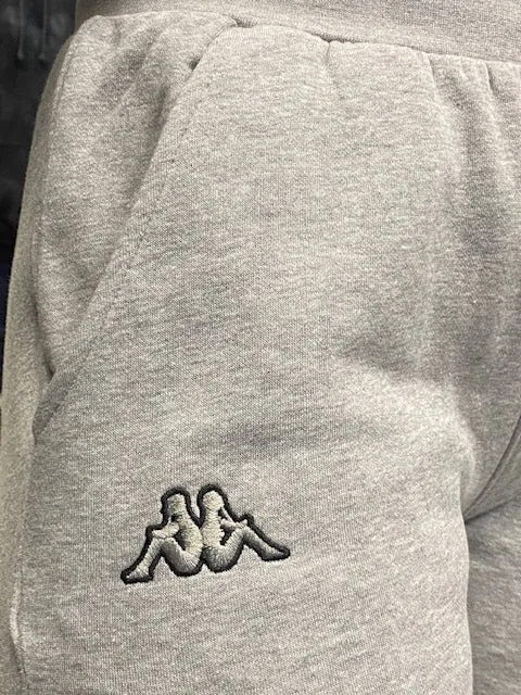 Wide Leg Casual Comfort Wear Kappa Pantalone Logo Zant 303MJC0 77M grey melange