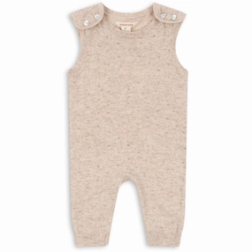 Sporty Elegant Konges Sl?jd Off White Melange Pointelle Mino Knit Spencer