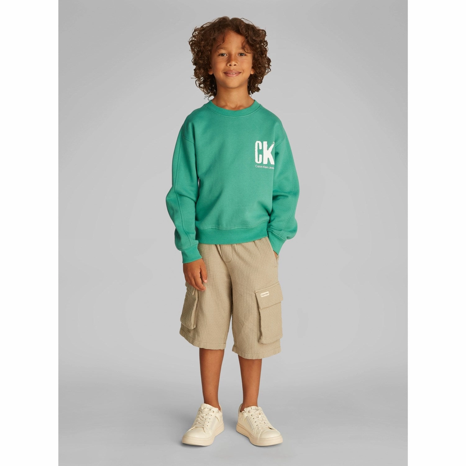 Calvin Klein Bahama Green Summer Backprint Cn Hoodie Dragonfly like Formal Casual