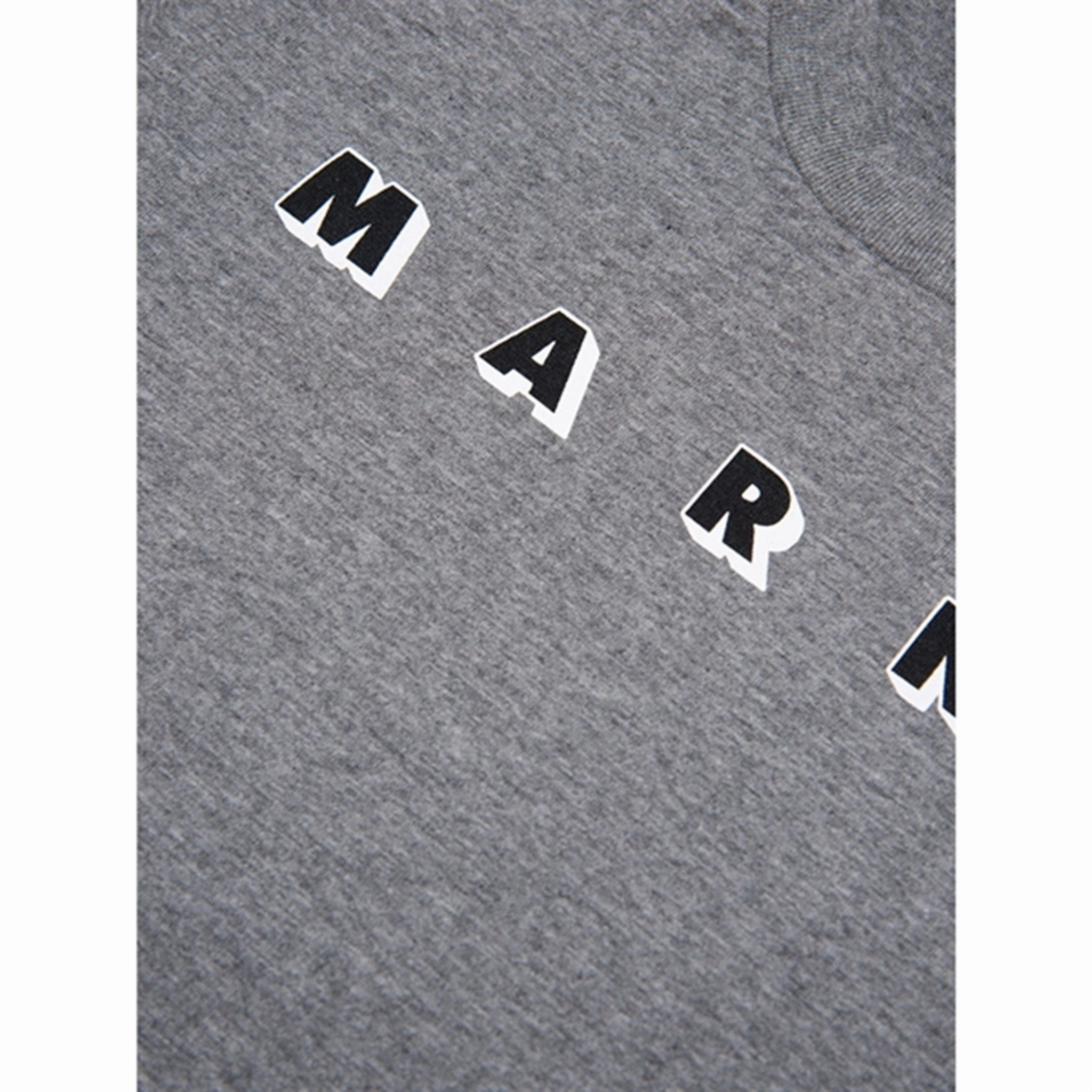 Leisure Casual Pre Shrunk Cotton Marni Medium Gray T-shirt