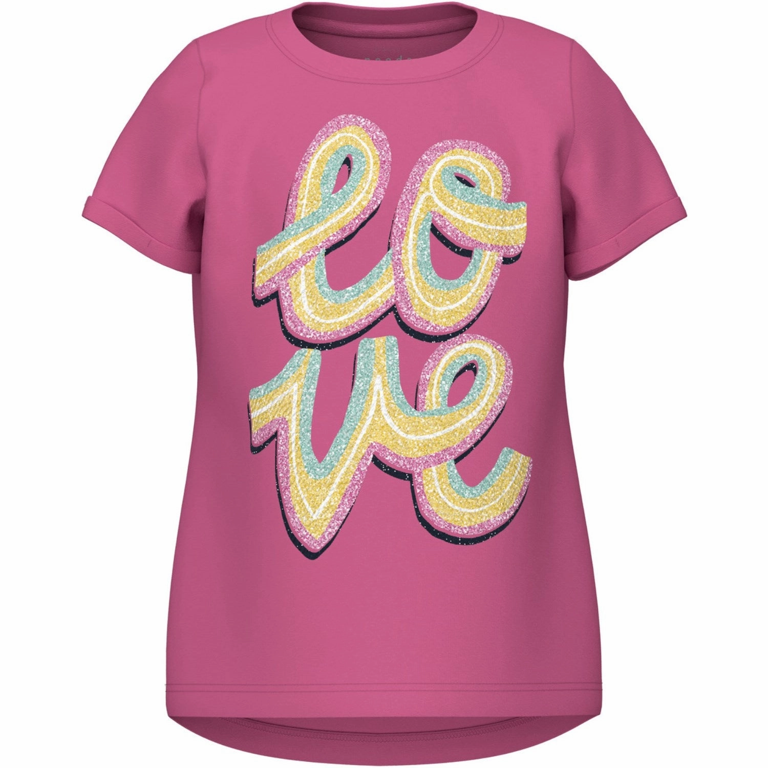 Effortless Layer VintageWash Name It Pink Power Love Vix T-Shirt
