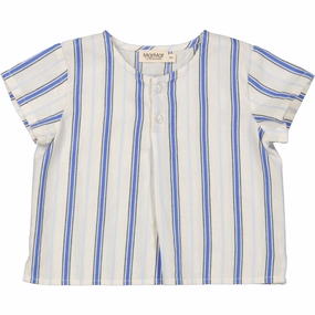 Active Comfort Style funky MarMar Cotton Stripes Chambray Stripe Tero T-shirt