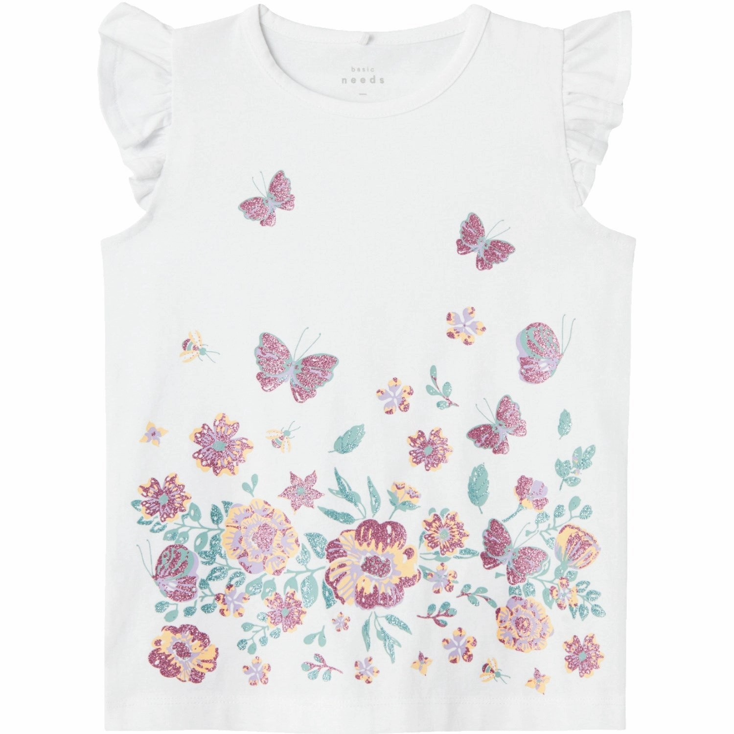 Name It Bright White Vayana Capsl Top Natural Fiber Blend Classic Style