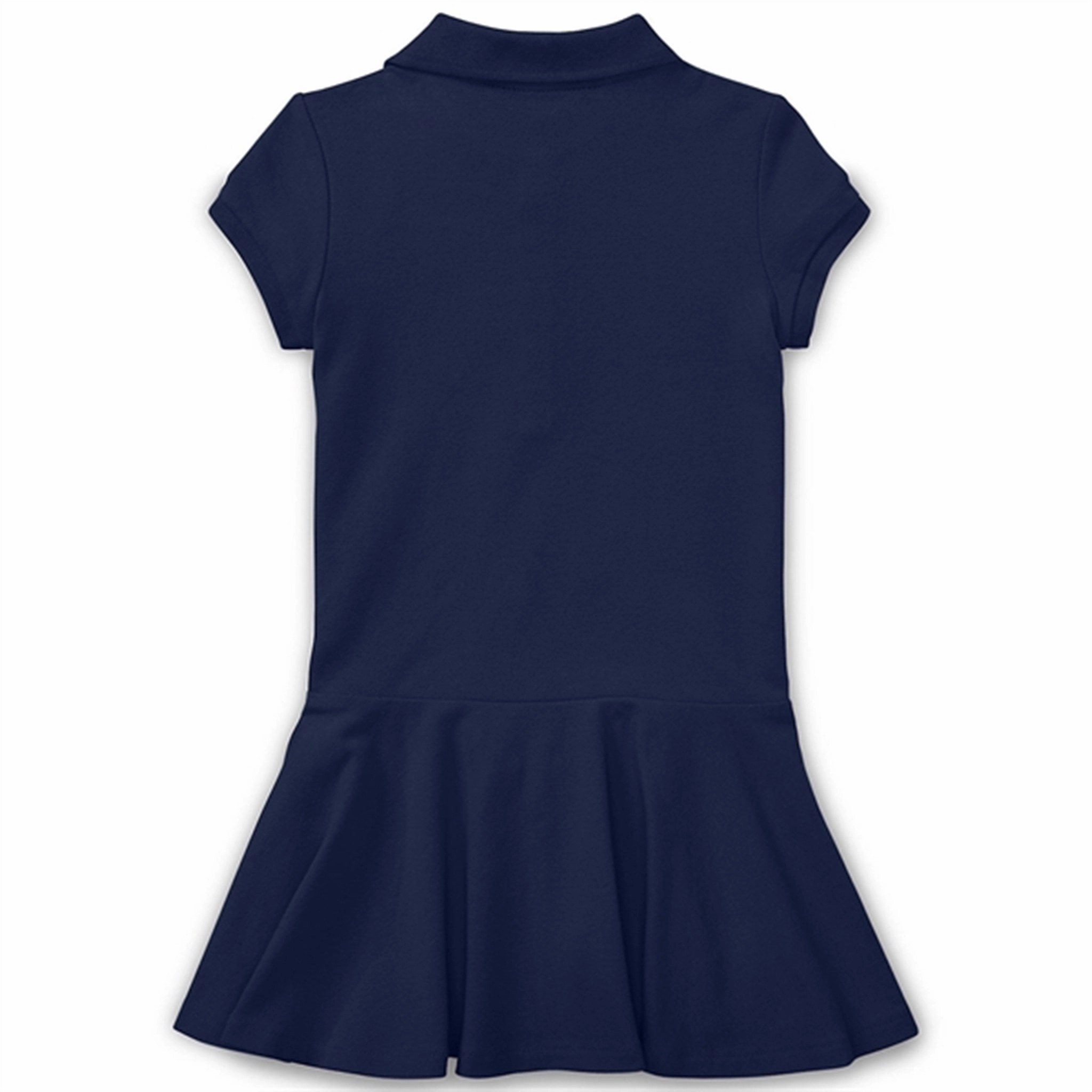 Polo Ralph Lauren Girl Dress Polo French Navy Simple Bow Zip-Closure