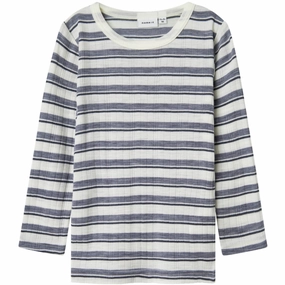 Timeless Classic Job Interview Name It Folkstone Gray Snow White Nmmwang Wool Needle Ls Top Noos