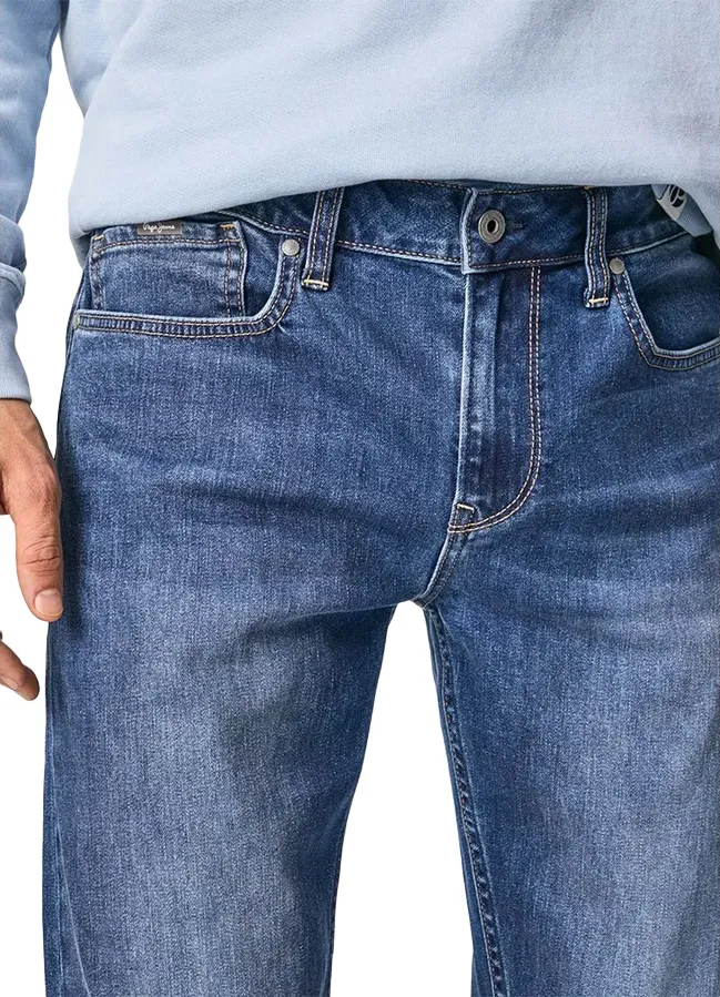 Party Look Classic Wear Versatile Everyday Wear Pepe Jeans Jeans Hatch 5pocket Sli Fit Low Waist PM206524GT8 000 denim