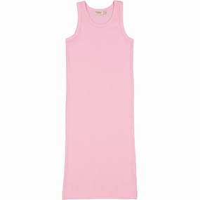 MarMar Modal Fine Rib Pink Blossom Dudu Dress Built-In-Slip Effortless Fit