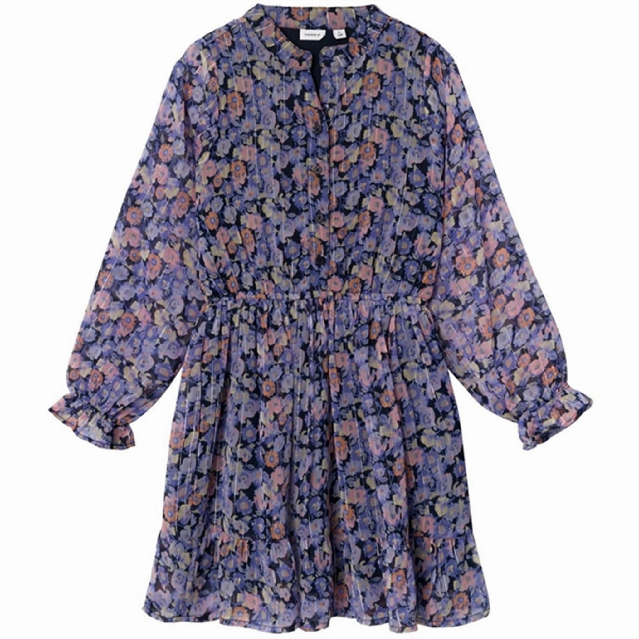 Name it Easter Egg Tirance Dress Smart touch Embroidered-Sleeve