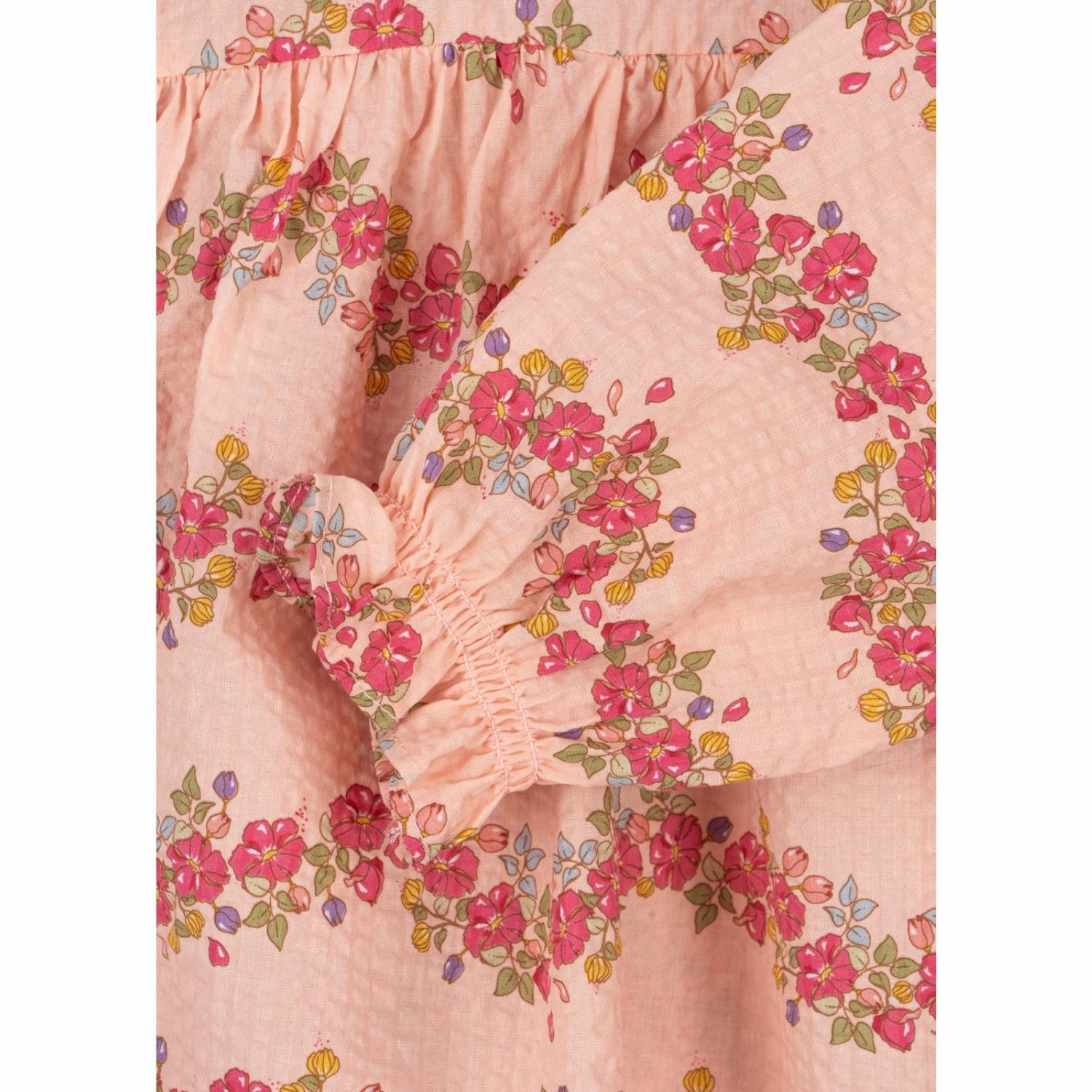 Konges Sl?jd Floria Pink Bella Frill Romper Gots Balanced Light