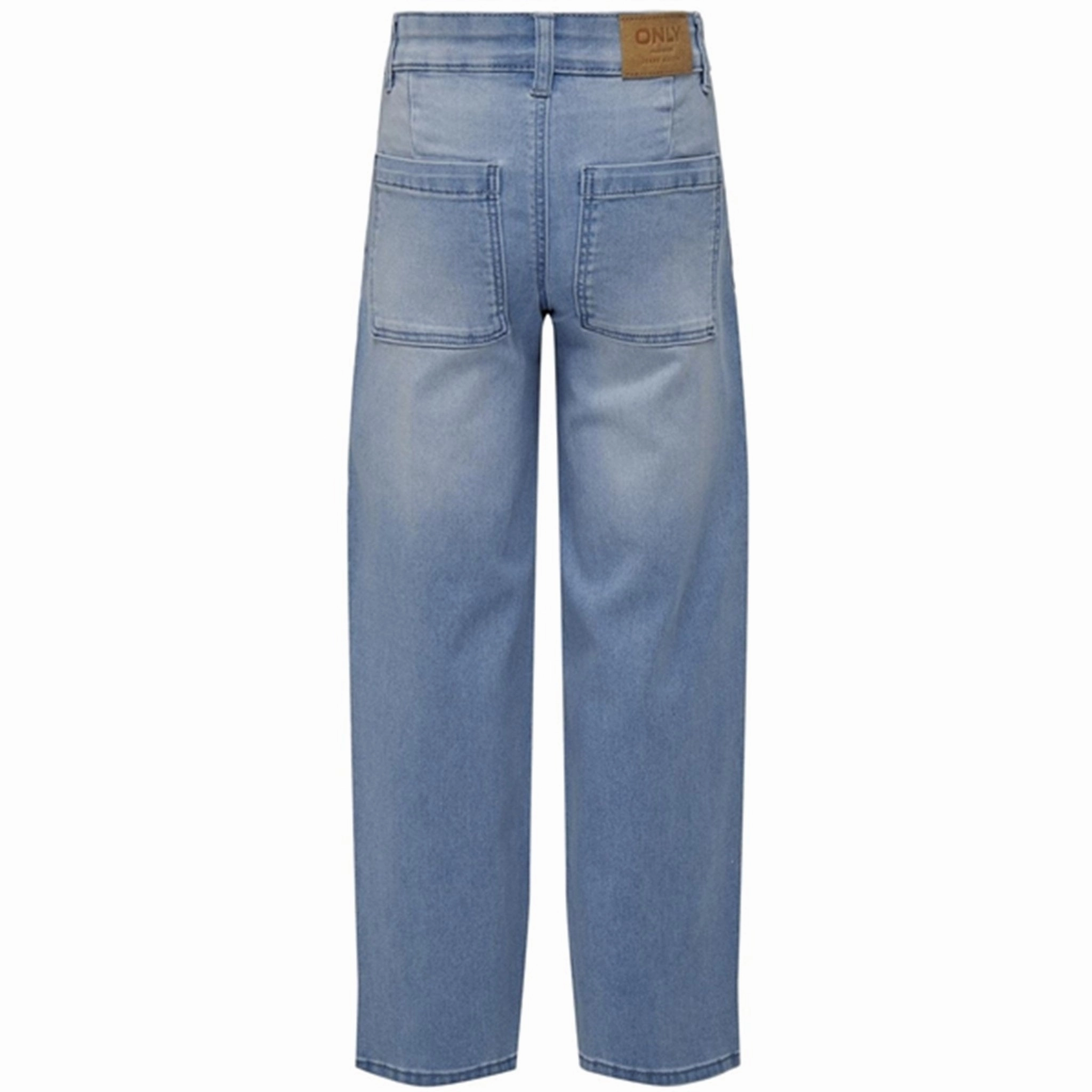 Kids ONLY Light Blue Denim Sylvie Clean Wide Leg Denim Jeans Noos Soft Core