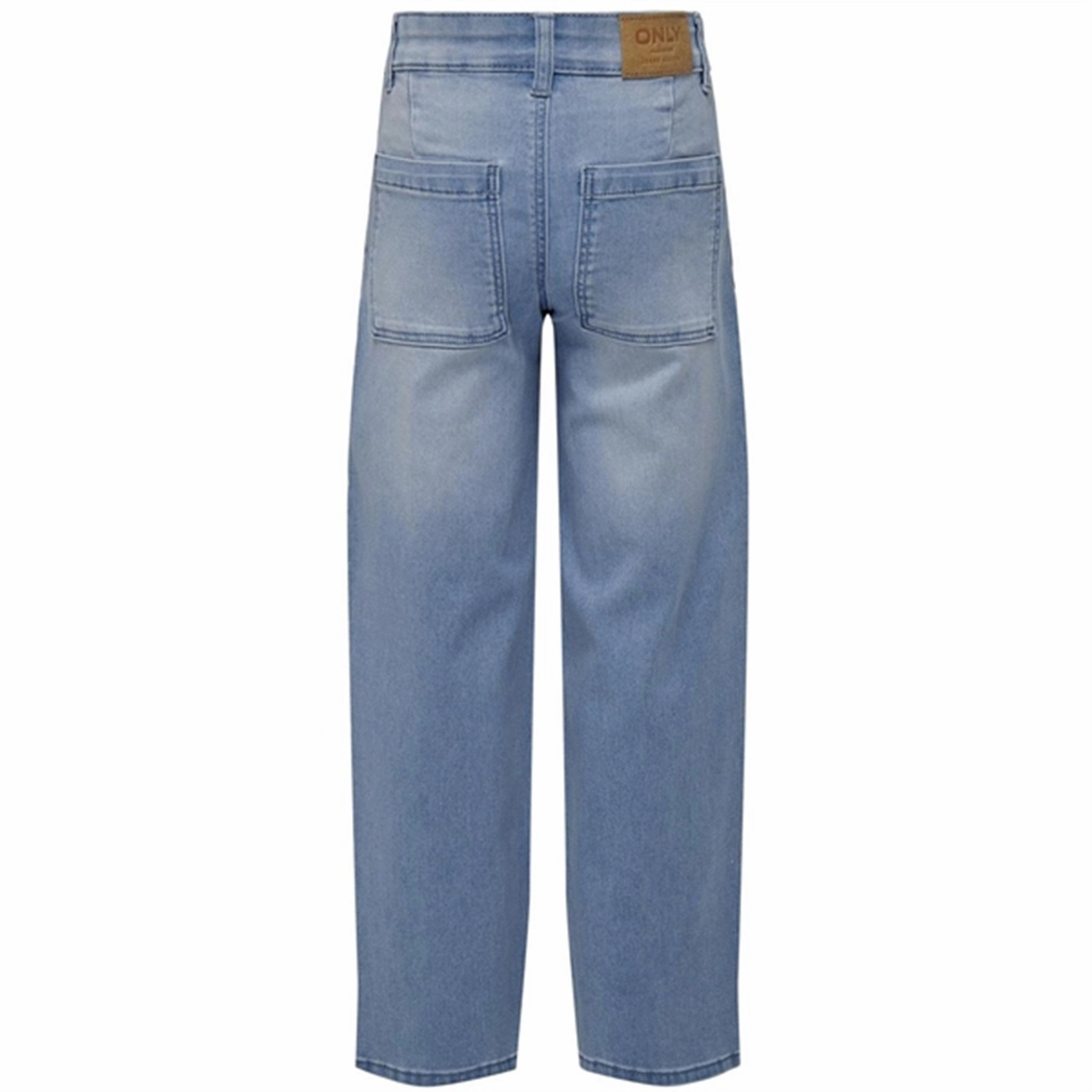 Kids ONLY Light Blue Denim Sylvie Clean Wide Leg Denim Jeans Noos Easywear Style