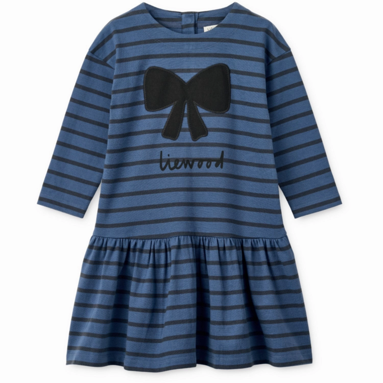 LieWood Y/D Stripe Indigo Blue / Classic Navy Alberte Stripe Dress Vibrant Style Trendy Fit Look