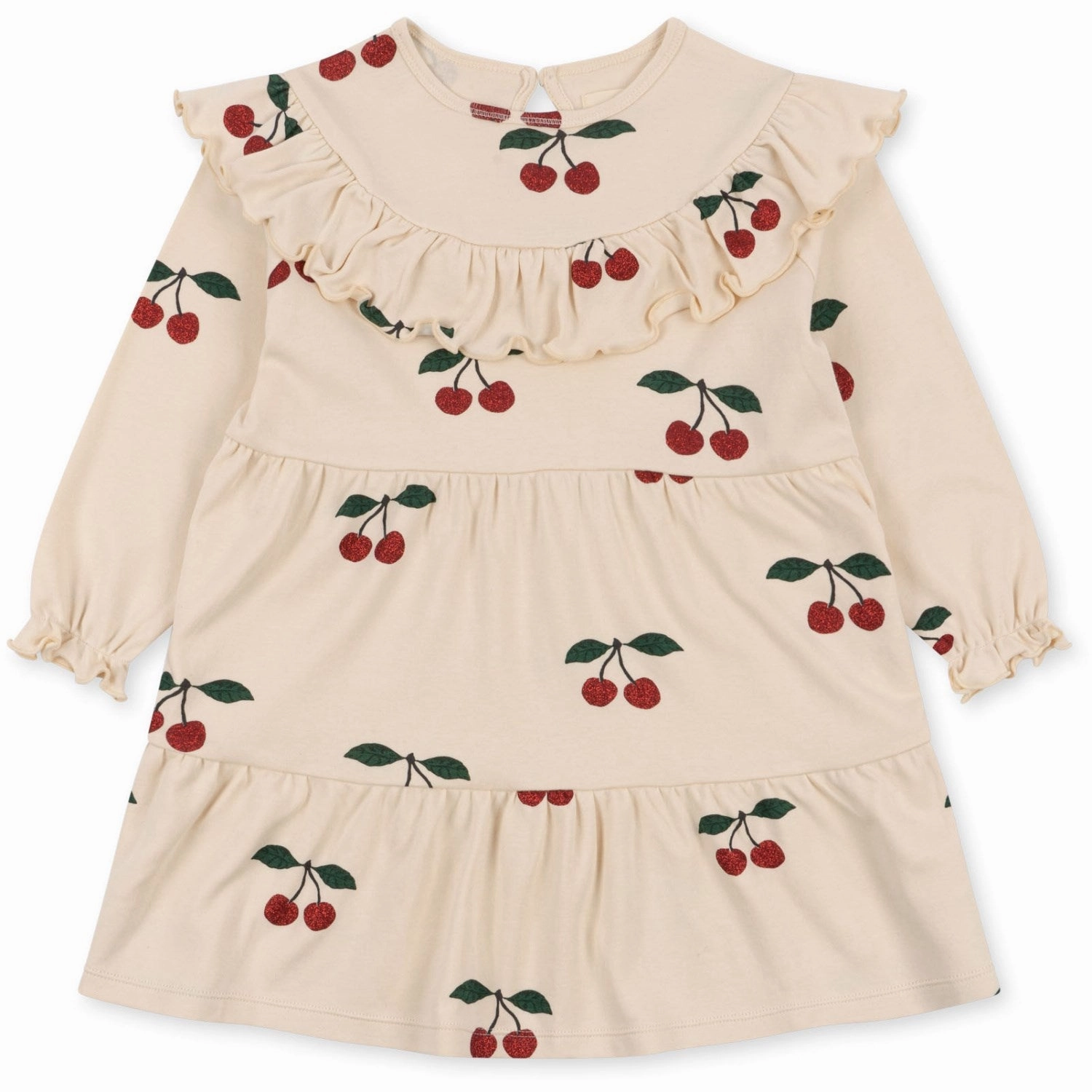 Light Cloud Radiant Mood Konges Sl?jd Ma Grande Cerise Glitter Malli Glitter Dress GOTS