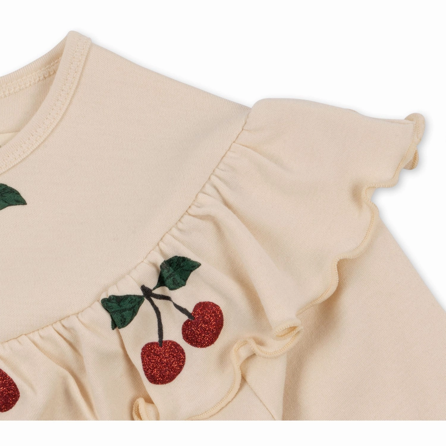 Stylish Silhouette Konges Sl?jd Ma Grande Cerise Glitter Malli Glitter Dress GOTS