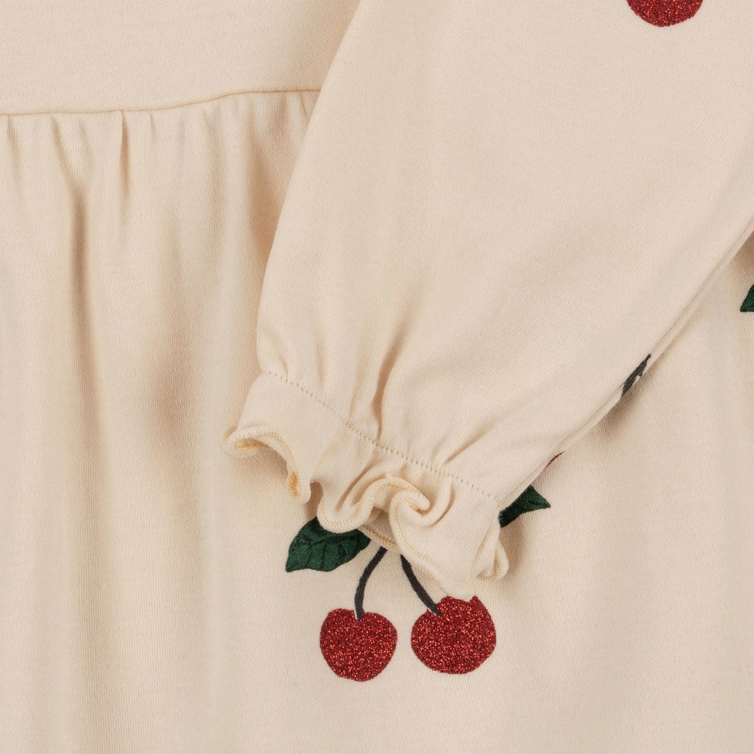 Vibrant Aesthetic Konges Sl?jd Ma Grande Cerise Glitter Malli Glitter Dress GOTS