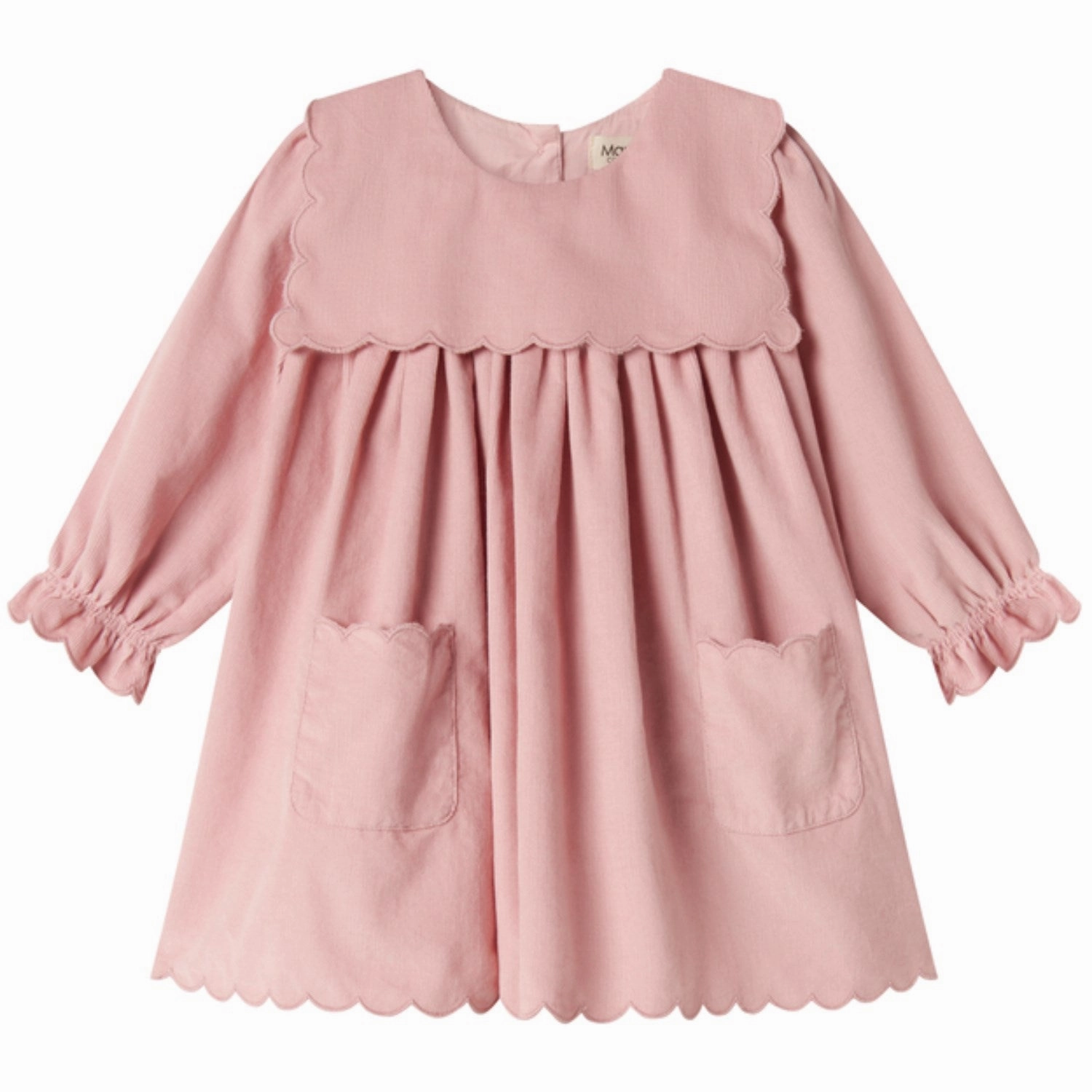 Elegant Layer Runway-Ready MarMar Fine Cord Soft Berry Dulle Dress