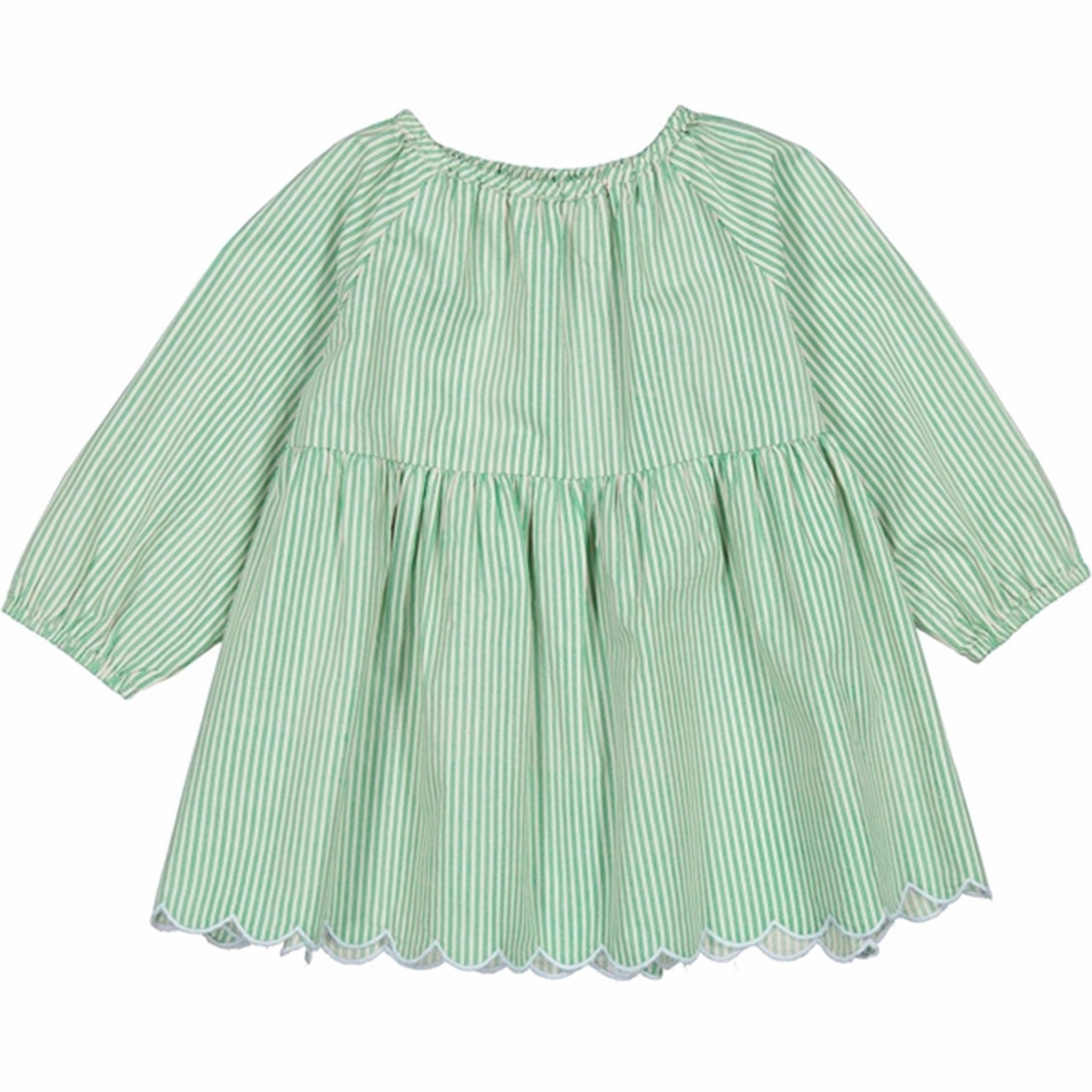 MarMar Mint Leaf Stripes Dawson Dress Wrap Charm