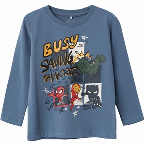 Name it Bluefin Aks Avengers Blouse Tailored Cut Beach Attire