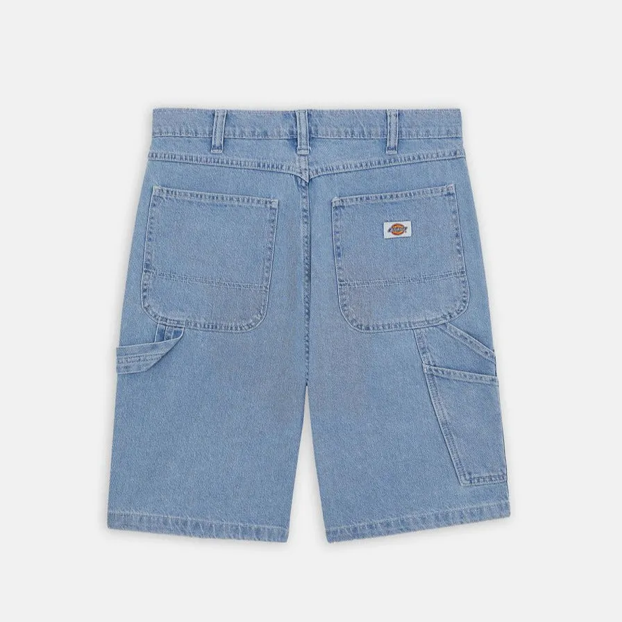 Stretchable Playful Prints Dickies Bermuda in jeans da uomo Garyville Denim Short vintage blue