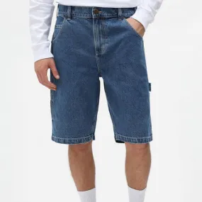 Dickies bermuda in jeans da uomo Garyville DK0A4XCK1 blu classico Chafe Free Edging