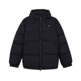 Dickies giacca a piumino da uomo con cappuccio Waldenburg DK0A4YEYBLK nero Cool Climate Credit