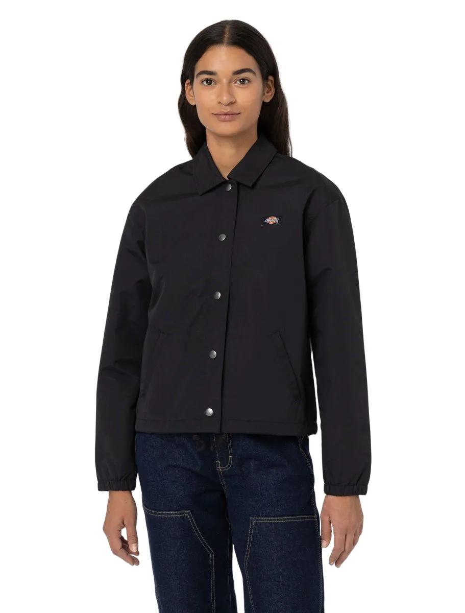 Dickies giacca corta da donna Oakport Cropped DK0A4YGWBLK1 nero Floss New Year's Eve attire