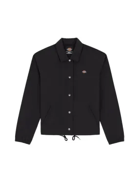 Dickies giacca corta da donna Oakport Cropped DK0A4YGWBLK1 nero Publish Taped Seams