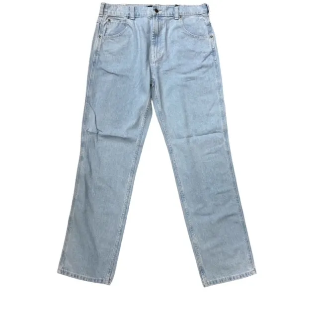 Durable Rivet Hardware Dickies pantalone Jeans da uomo in tela leggera Houston DK0A4XFLC151 demin chiaro