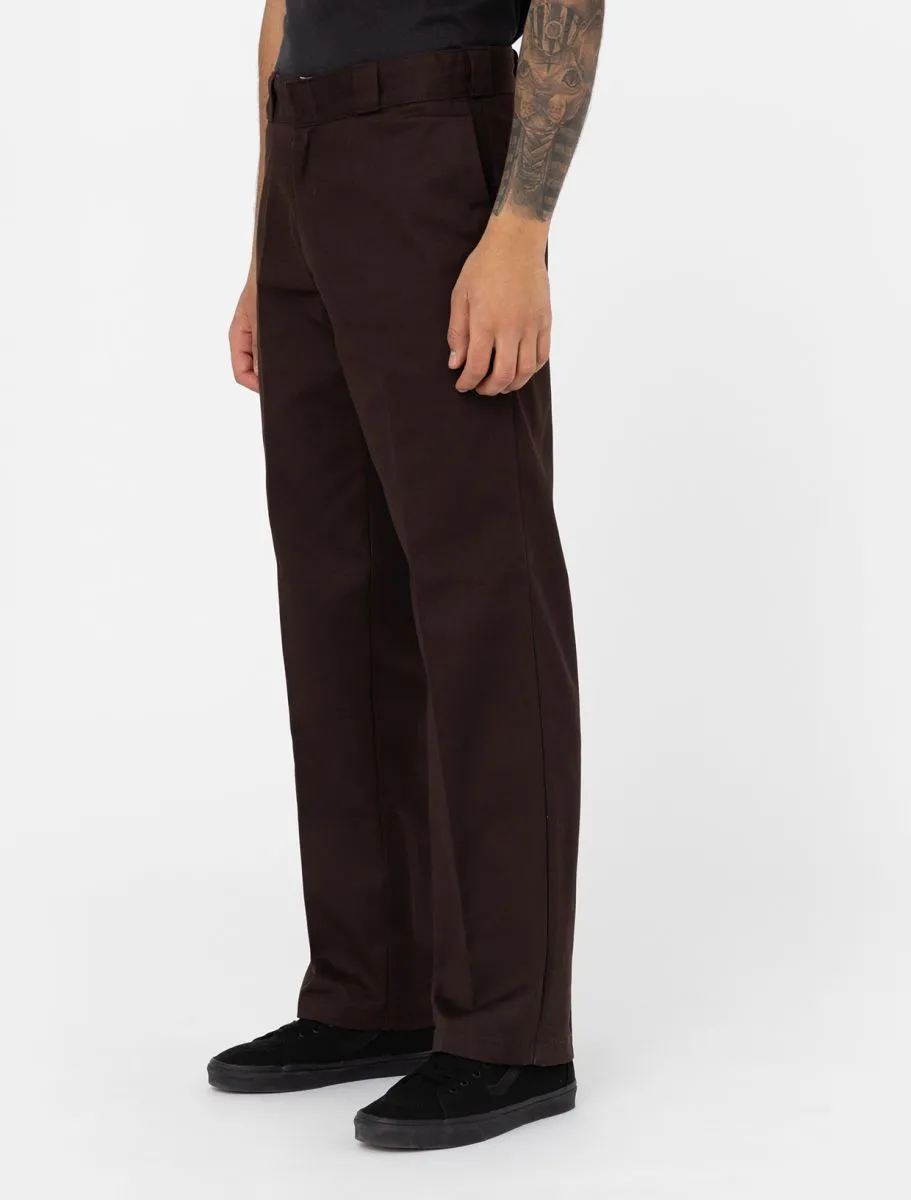Dickies Pantalone Work Original FIt 874 DK0A4XK6DBX1 dark brown Wear Resistant Fabric Back pockets