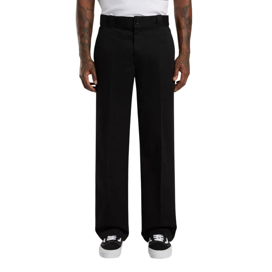 Dickies Pantaloni Uomo da lavoro regular 247 DK0A87YOBLK nero All-Season Wear Comfort Fit