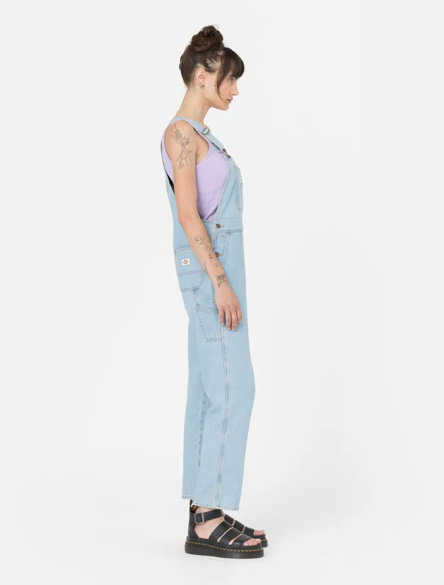 Dickies Salopette da donna Classic Denim Bib DK0A4XYCC151 blu vintage Comfort Wear Performance Gear