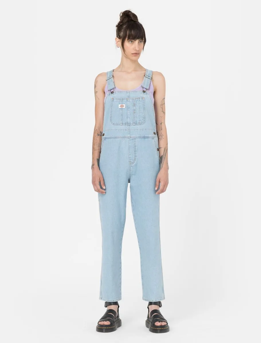 Multi Pocket Configuration City Ready Dickies Salopette da donna Classic Denim Bib DK0A4XYCC151 blu vintage