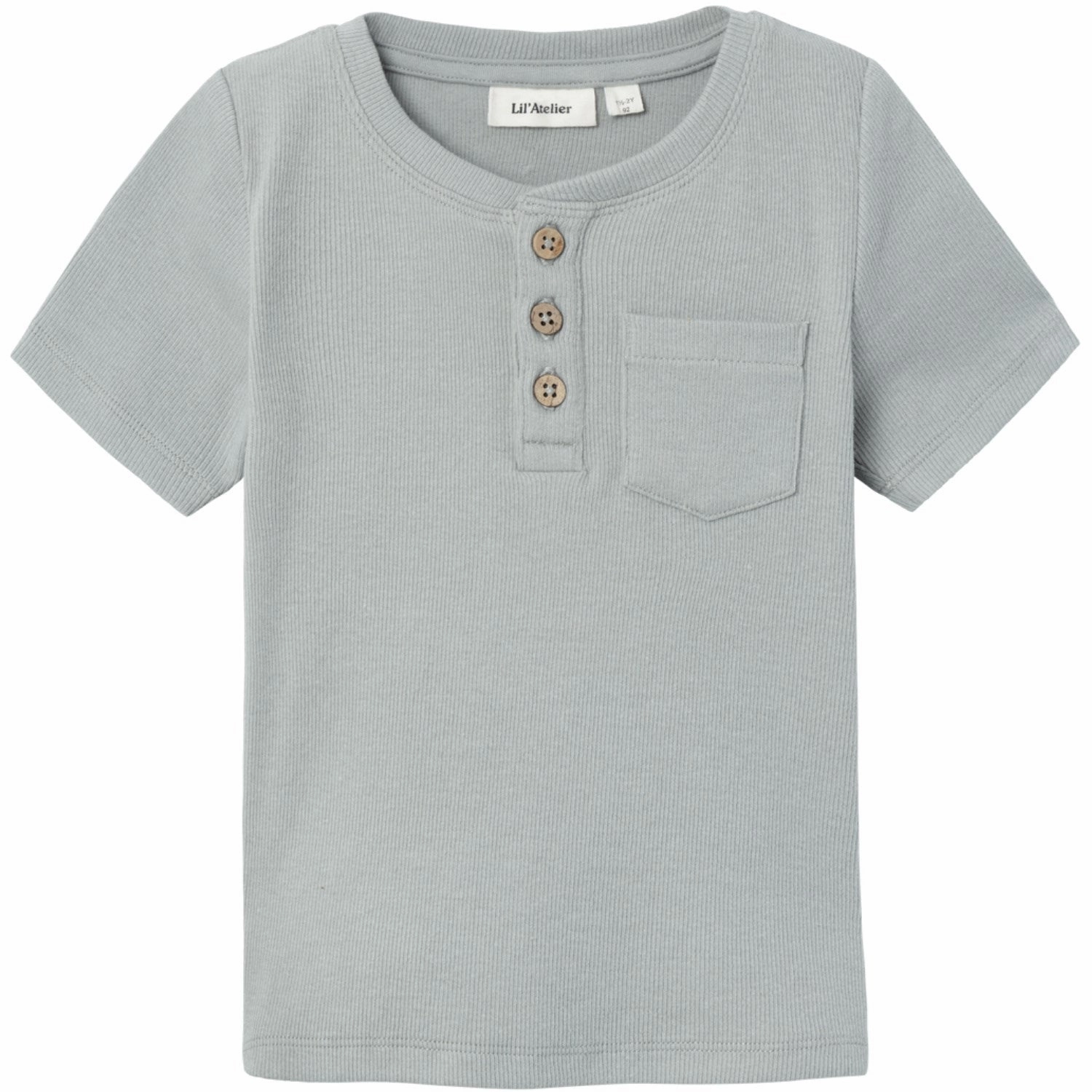 Minimalist Wear Leisure Wear Lil'Atelier Limestone Halli Slim T-shirt