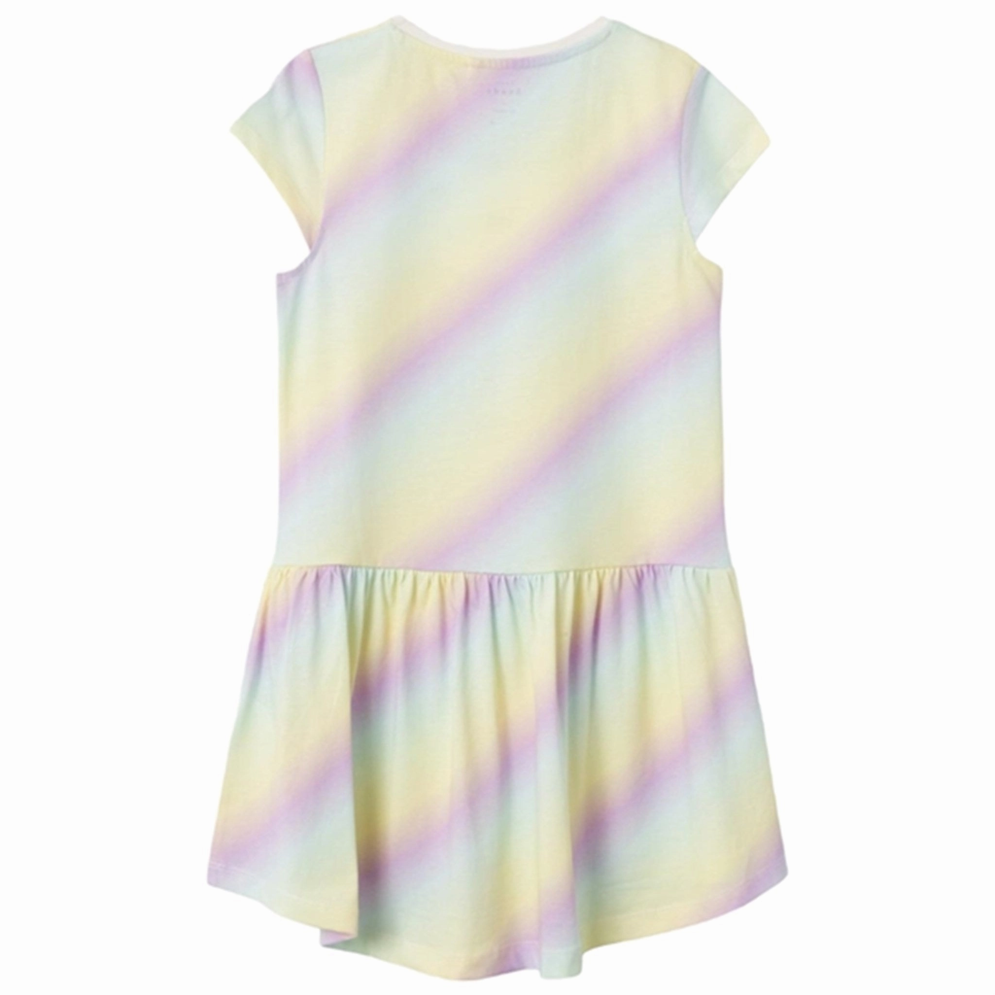 Name it White Alyssum Rainbow AOP Vigga Dress Comfy Flex Wrap Glow