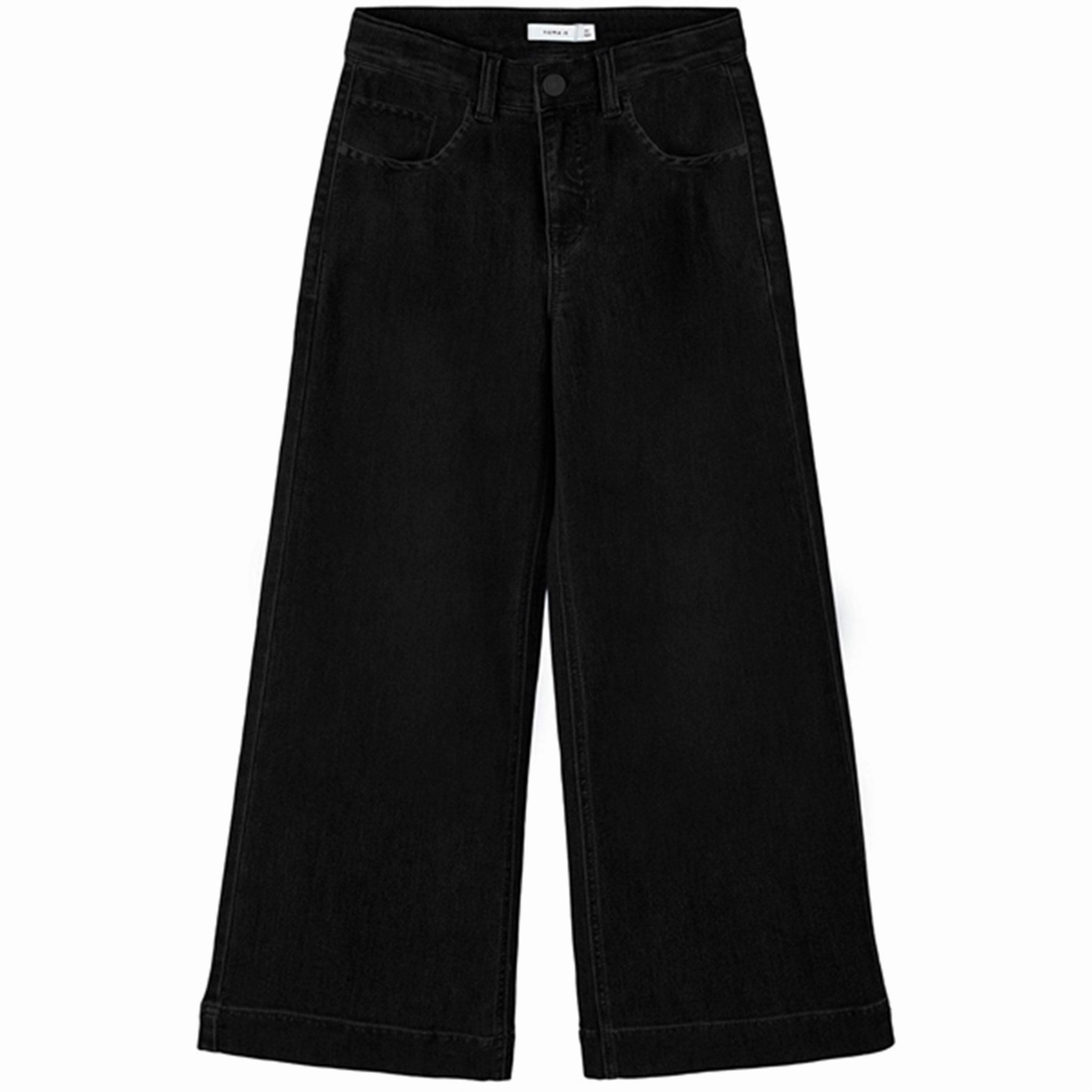 Comfy Home Comfort Weekend Getaway Elegant Bold Look Name it Black Denim Rose Wide Jeans Noos