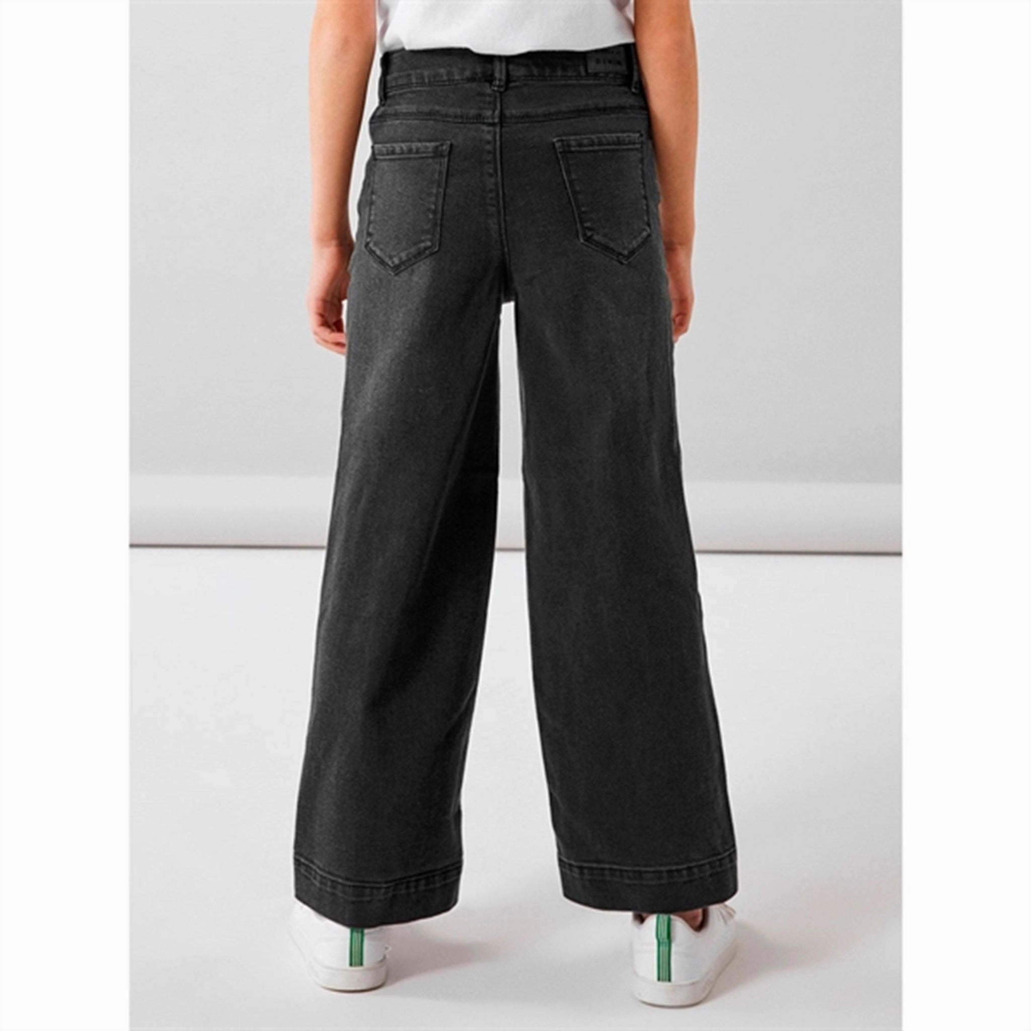 Go-To Style Name it Black Denim Rose Wide Jeans Noos