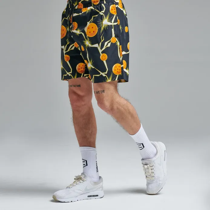 Sunscreen Compatible Dolly Noire costume a pantaloncino da mare da uomo Dragon Ball Swimshort SS52 nero