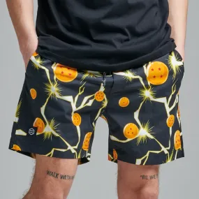 Dolly Noire costume a pantaloncino da mare da uomo Dragon Ball Swimshort SS52 nero Reinforced Edges
