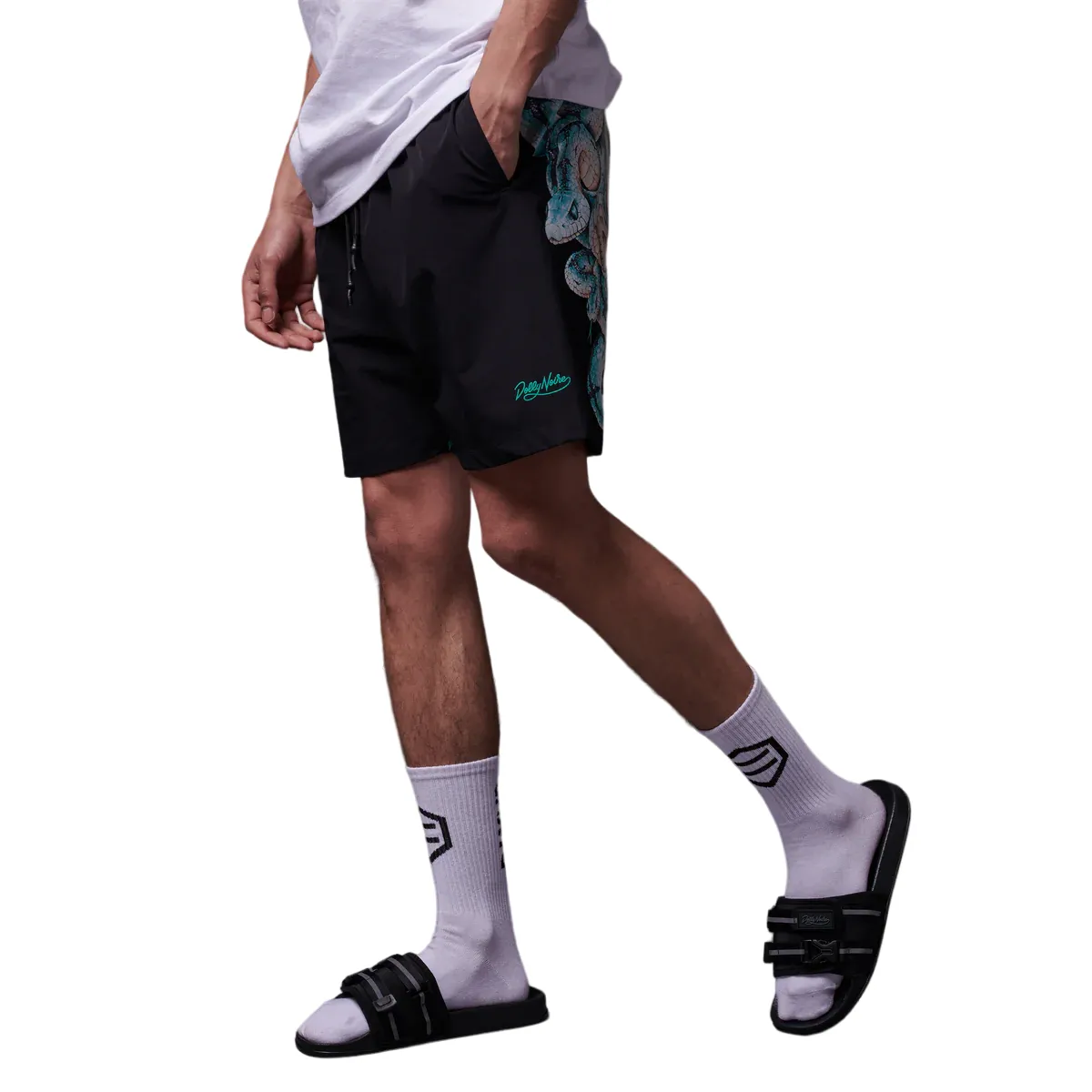 Breezy Days Four Way Stretch Dolly Noire Costume Boxer da uomo Medusa ww726-wc-01 nero