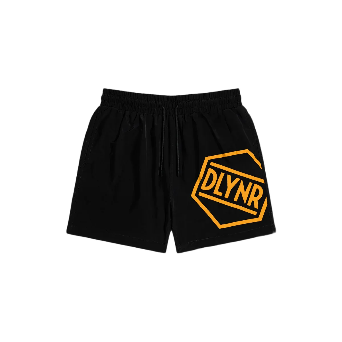 Breathable-material Laminated Seams Dolly Noire costume boxer mare Logo Swimshorts ww426-wc-02 nero-arancio