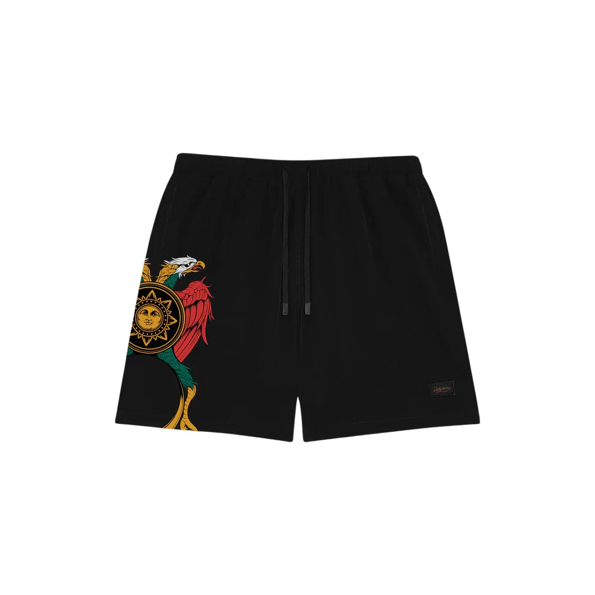 Tagless Design Dolly Noire costume da bagno a pantaloncino da uomo Asso di Denari WW916-WC-01 nero