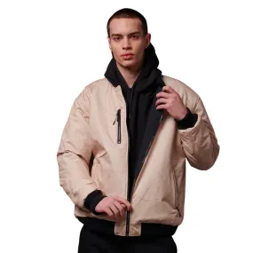 Dolly Noire giubbino bomber reversibile Luca Barcellona nero-beige Fedora