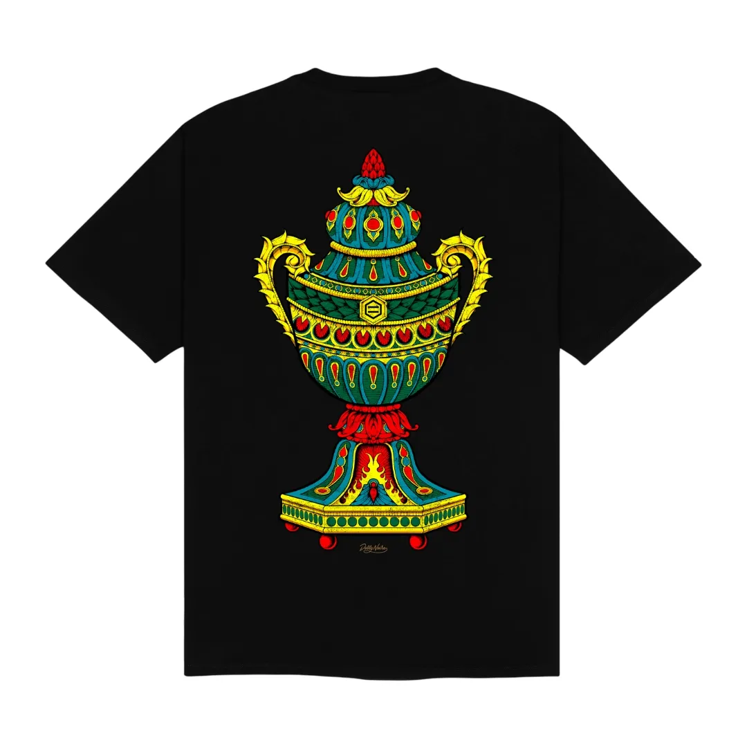 Dolly Noire maglietta manica corta da uomo Asso di Coppe TS918-TT-01 nero Summer Style Hygroscopic Fiber