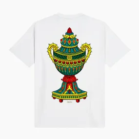 Comfy Fit Layer Regular Fit Dolly Noire maglietta manica corta da uomo Asso di Coppe TS918-TT-02 bianco