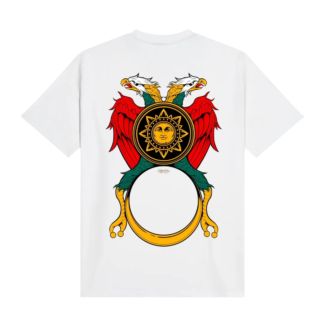 Relaxed fit wear StretchComfortWeave Dolly Noire maglietta manica corta da uomo Asso di Denari TS916-TT-02 bianco