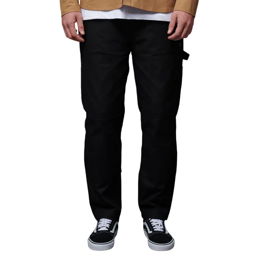 Decorative stitching Dolly Noire pantalone carpentiere in tela pa904-qf-01 nero