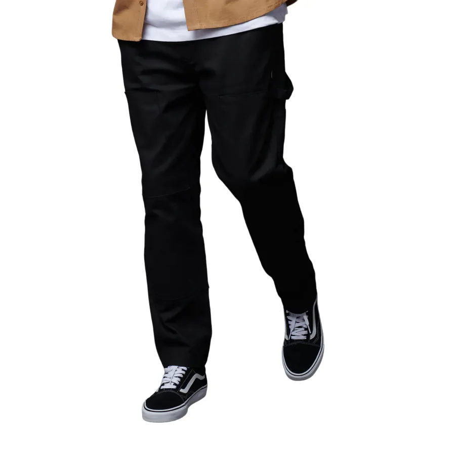 Dolly Noire pantalone carpentiere in tela pa904-qf-01 nero Sleek Comfort