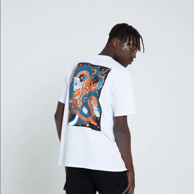 Dolly Noire t-shirt manica corta Kunyoshi Red Blue Tee TS170-TA-02 white Seasonal Wear